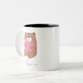 ラブベア ツートーンマグカップ (正面左)