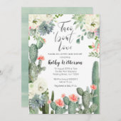 ラブベイビーシャワーのタコについて招待状 招待状 (正面/裏面)