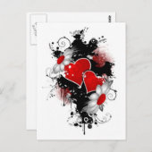 ラブベクター ポストカード (正面/裏面)