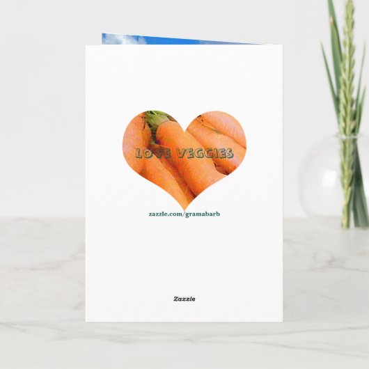 ラブベジースグリーティングカード カード (裏面)