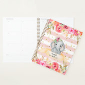 ラブベビーエレファントピンクガールデイリー日記 プランナー手帳 (ディスプレー)