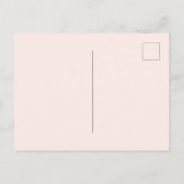 ラブベビーガール誕生発表葉書 案内ポストカード (裏面)