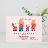 ラブベビーシャワー招待状 招待状 (スタンド正面)