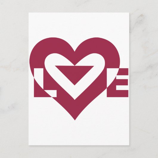 ラブベリーパープル ポストカード (正面)