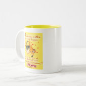 ラブベルに目覚めたら猫が鳴る ツートーンマグカップ (正面左)