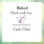 ラブベーカリー焼いたビジネスを追加name texture l ウィンドウサイン (シート3)