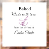 ラブベーカリー焼いたビジネスを追加name texture l ウィンドウサイン (シート2)