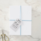 ラブベーカリー焼いたビジネスを追加name texture l ギフトタグ (より糸付き)