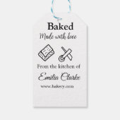 ラブベーカリー焼いたビジネスを追加name texture l ギフトタグ (裏面)