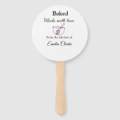 ラブベーカリー焼いたビジネスを追加name texture l ハンドファン (裏面)