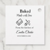 ラブベーカリー焼いたビジネスを追加name texture l フェイバータグ (裏面)