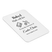 ラブベーカリー焼いたビジネスを追加name texture l マグネット (右側)