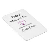 ラブベーカリー焼いたビジネスを追加name texture l マグネット (右側)