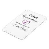 ラブベーカリー焼いたビジネスを追加name texture l マグネット (左側)