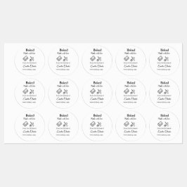 ラブベーカリー焼いたビジネスを追加name texture l ラベル