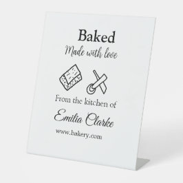 ラブベーカリー焼いたビジネスを追加name texture l 台座サイン