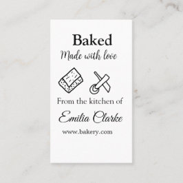 ラブベーカリー焼いたビジネスを追加name texture l 名刺