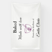 ラブベーカリー焼いたビジネスを追加name texture l 横断幕 (縦)