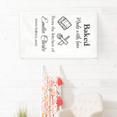 ラブベーカリー焼いたビジネスを追加name texture l 横断幕 (インサイチュ)