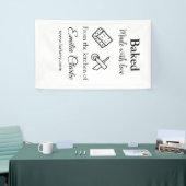 ラブベーカリー焼いたビジネスを追加name texture l 横断幕 (トレードショー)