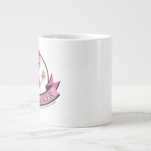 ラブベーカーのジャンボマグに奪われる ジャンボコーヒーマグカップ (正面)