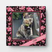 ラブペットハートカスタマイズ写真名 フォトプラーク (正面)