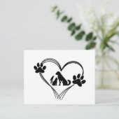 ラブペットポーズ ポストカード (スタンド正面)