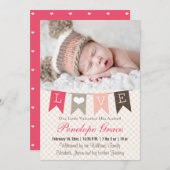 ラブペナンタイン・バレンタイン誕生の発表 シーズンカード (正面/裏面)