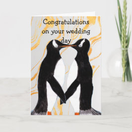 ラブペンギン おめでとう 結婚お祝い カード