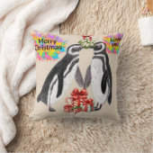 ラブペンギン クッション (ブランケット)