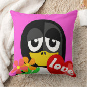 ラブペンギン クッション (ブランケット)