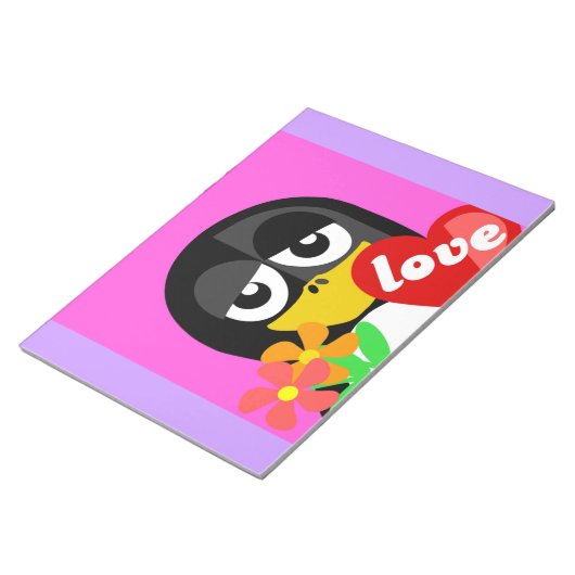 ラブペンギン ノートパッド (アングル)