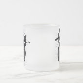 ラブホッケーフロステッドグラスコーヒーマグ フロストグラスマグカップ (中央)