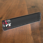 ラブホッケー デスクネームプレート (側面)