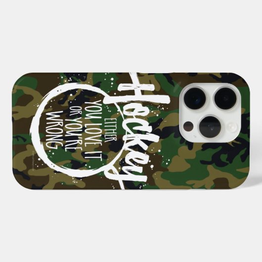 ラブホッケー Case-Mate iPhoneケース (裏面 (横))