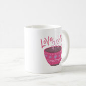 ラブホットチョコレートコーヒーマグ コーヒーマグカップ (正面右)