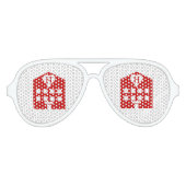 ラブホテル日本の絵文字 アビエーターサングラス (正面)