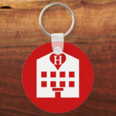 ラブホテル日本の絵文字 キーホルダー (正面)