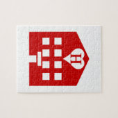 ラブホテル日本の絵文字 ジグソーパズル (横)