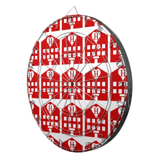 ラブホテル日本の絵文字 ダーツボード (正面右)