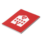 ラブホテル日本の絵文字 ノートパッド (回転)