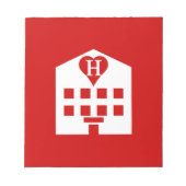 ラブホテル日本の絵文字 ノートパッド (正面)