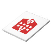 ラブホテル日本の絵文字 ノートパッド (回転)