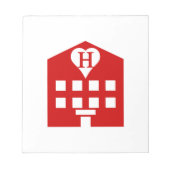 ラブホテル日本の絵文字 ノートパッド (正面)