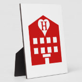 ラブホテル日本の絵文字 フォトプラーク (側面)