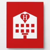 ラブホテル日本の絵文字 フォトプラーク (正面)