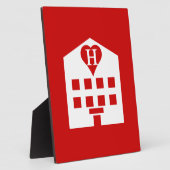 ラブホテル日本の絵文字 フォトプラーク (側面)