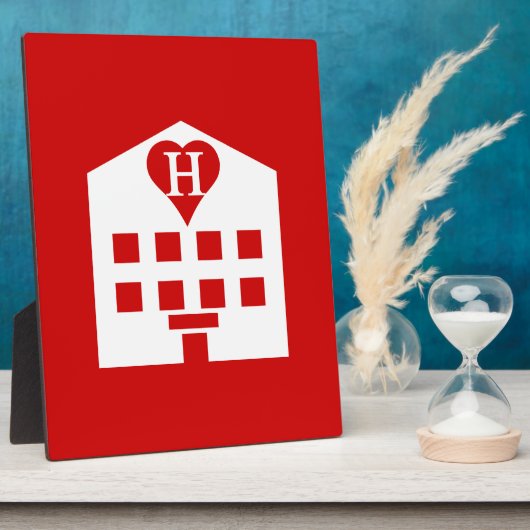 ラブホテル日本の絵文字 フォトプラーク (側面)