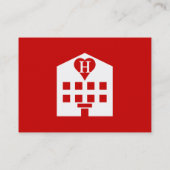 ラブホテル日本の絵文字 名刺 (裏面)