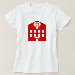 ラブホテル日本の絵文字 Tシャツ